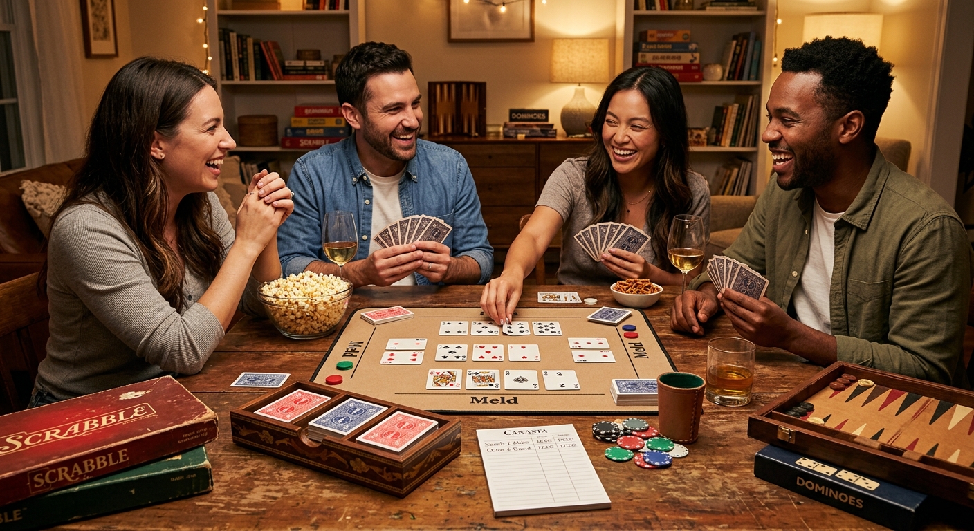 How to Plan a Game Night Around Canasta and Other Classic Games
